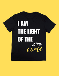 “I am the light of the world” front/back